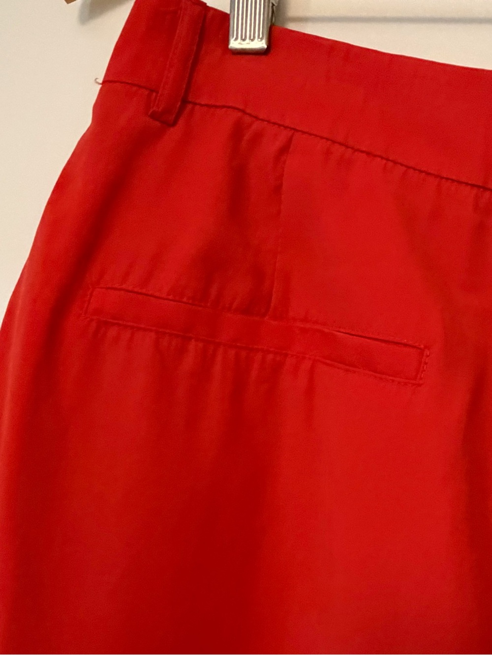 Zara Flowy Pleated Pants in Bright Red - Picture 4 of 6